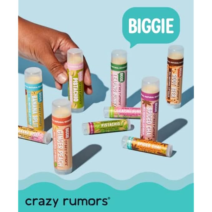 crazy rumors ROOT BEER BIGGIE SOOTHING LIP BALM STICK FOR DRY LIPS, 4 X BIGGER SIZE, 100% NATURAL & VEGAN - Image 4